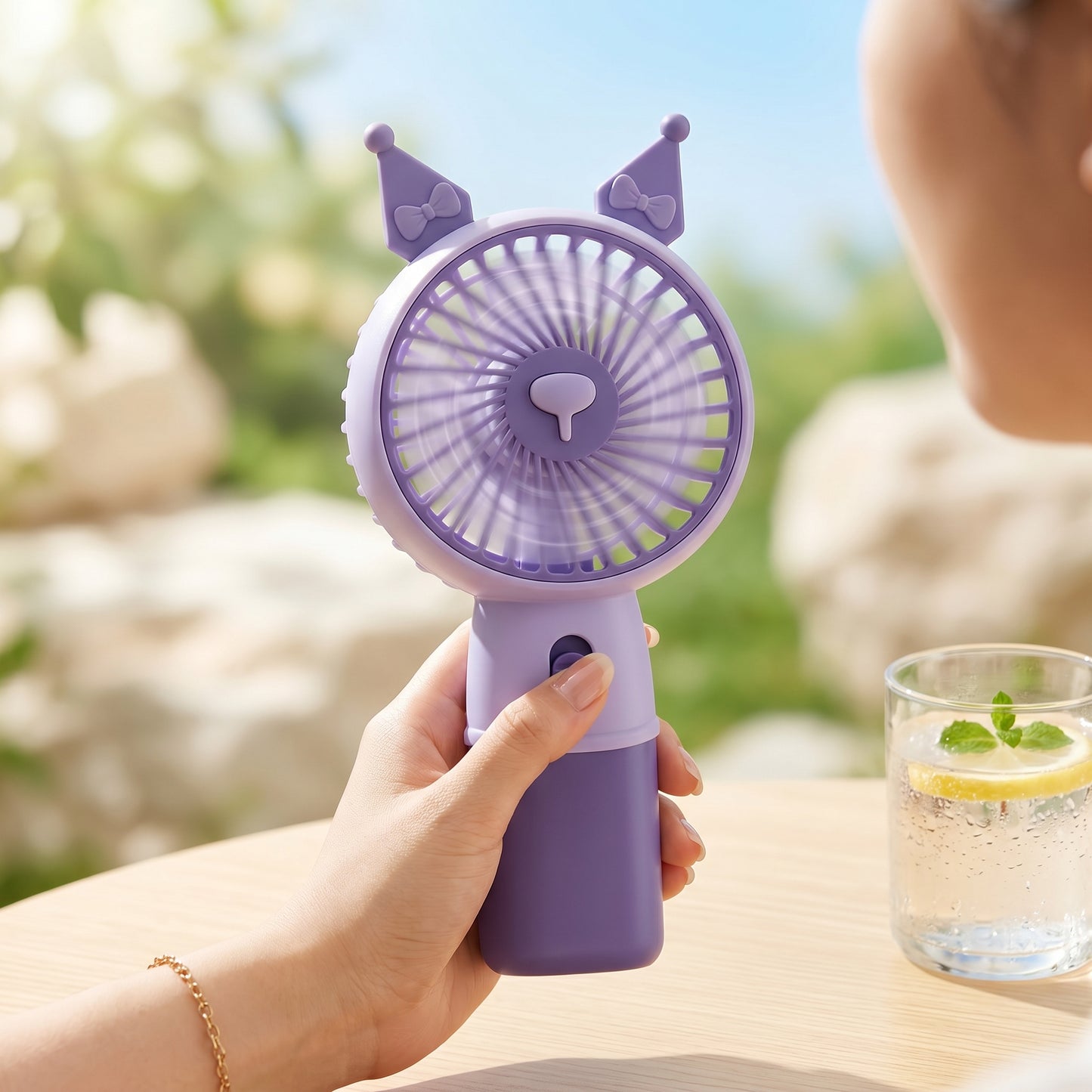 Portable Rechargeable Mini Fan | USB-C Handheld Personal Fan