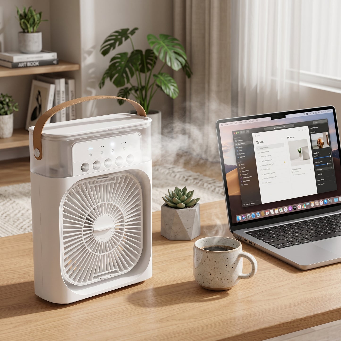 Portable Humidifier Cooling Fan